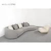 Luxury comfortable curved sofa furniture living room sofa design modern style sofa