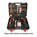 Machine Cordless Drill Electric Screwdriver Wireless Rechargeable Battery 12/16.8/25V Power Tools Set Electric Drill