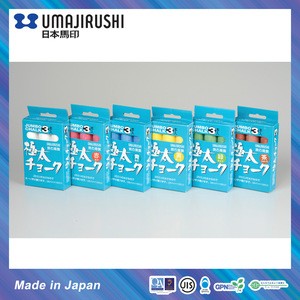 Made in Japan UMAJIRUSHI C397 Jumbo Sidewalk Non toxic Dustless Brown Chalk in Pocket Size