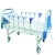 Import Manual hospital bed ABS Three-function cheap nursing care bed 2 crank medical clinic bed from China