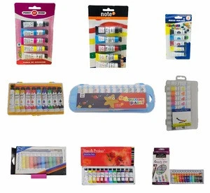 Manufactory 5 Color 8 ML Non-Toxic Gouache Paint for Kids School Diy Stationery