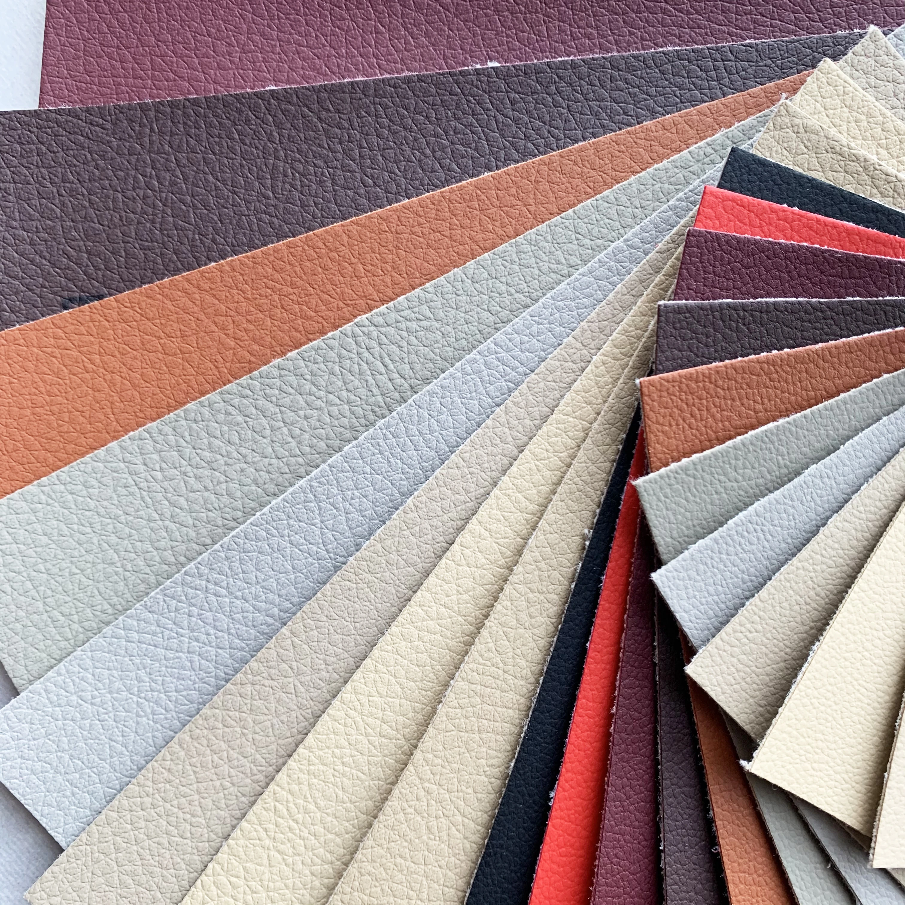 Manufacture in stock designer auto upholstery vinyl car seat PVC leather