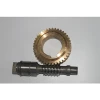 Manufacture small custom machining 303 304 316 stainless steel bronze telescope worm gear
