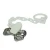 Import Manufacturer Cheap Baby Feeding Supply Baby Pacifier Chain With a Zinc Alloy Clip from China