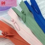 Manufacturer of Fancy invisible zipper #3 hidden zip for cushion covers with custom zip fasteners