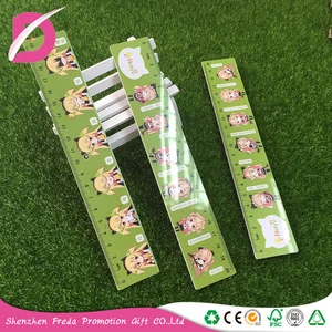 Manufacturing anime publicity gifts PP drawing ruler 15-20cm