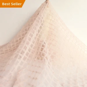 MARCH EXPO 2021 New design popular square mesh gauze, suit to do the lace fabric of wedding dress