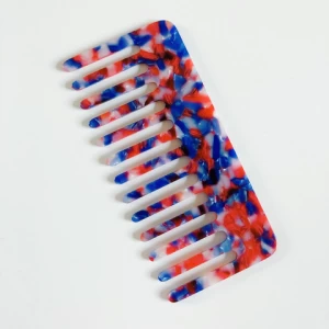 Masterlee  new design Clear Magic pattern comb  Colorful Cellulose Acetate Hair Comb