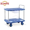 Material Handling Equipment Transport Platform Trolley with Fence