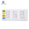 Math learning educational fun cards plastic paper cards for primary school student