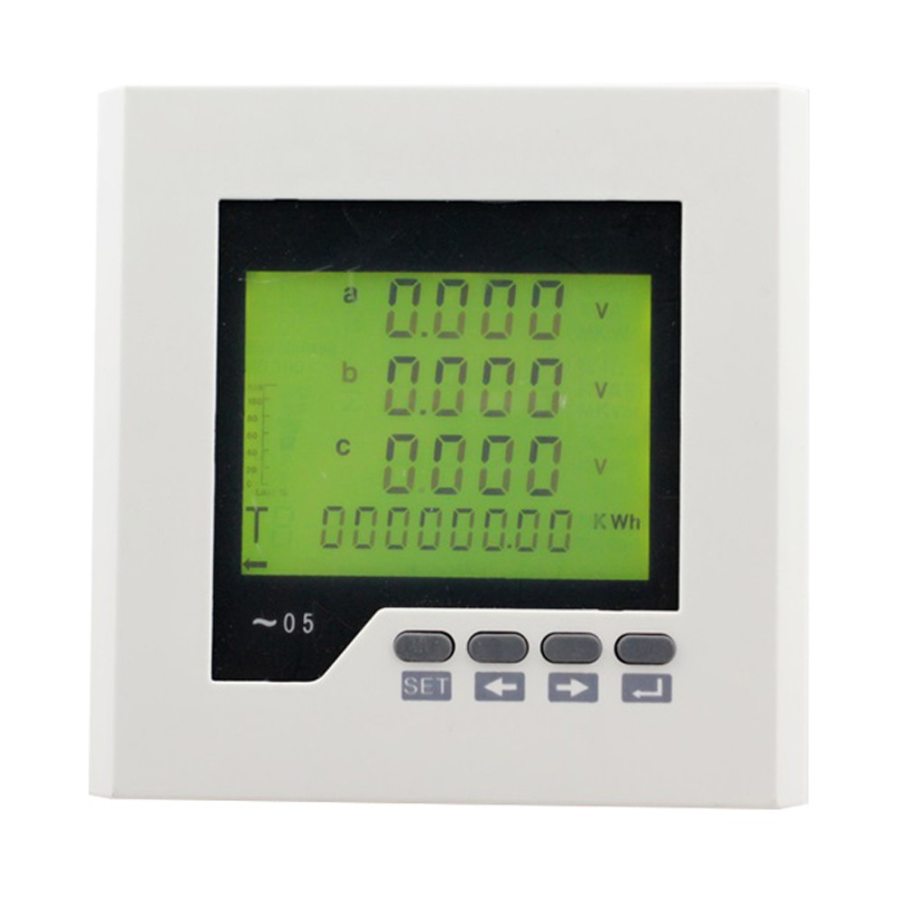 ME-3D2Y Frame Size120*120mm LCD Display Mini Digital Panel Meter, can measure voltage or ampere