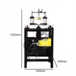 Mechanical Five-Cylinder Nail Angle Machine Pneumatic Photo Frame Machine  Cross Stitch Frame Machine