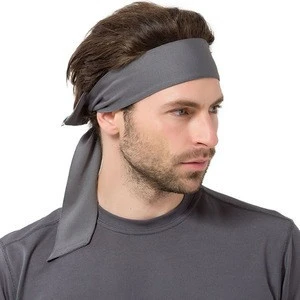 Men Women Head Tie Headband Outdoor Sports Headband Sweat Band Hair Sweatband custom logo