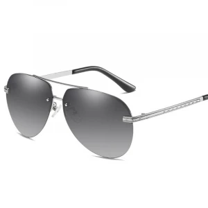 Men&#x27;s Aviation Sunglasses HD Polarized Blue/Silver Mirror Sports Eyewear UV400  Sun-Glasses Eyewears