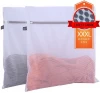 Mesh Laundry Wash Bag Foldable Bin With Handle Net Collapsible Dirty Clothes Large Capacity Laundry Basket Mesh Wash Bag