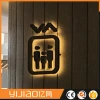 Metal Customized Toilet Sign Plate