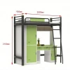 Metal frame bunk beds students dormitory steel bunk bed