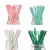 Import Metallic Iridescent Cocktail Paper Drinking Straws Biodegradable For Wedding Birthday Party Supplies from China