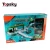 Import Military series electric toy race track petrol station railway car child play items game alloy toy car track from China