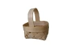 Mini bamboo basket decoration craft for doll and toy