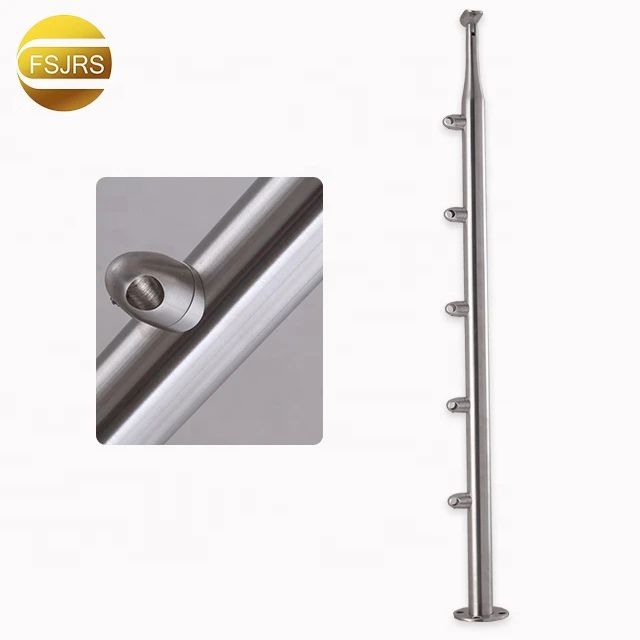 Minimalist  304 / 316 Stainless stee stair handrail for stairs