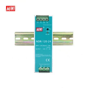 MiWi NDR-120-48 Industrial Din Rail 2.5A 48Vdc 120W Switching Power Supply