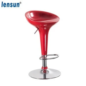 Modern cheap hot sale adjustable ABS bar chair with low back