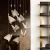 Import Modern Creative  gold acrylic butterfly pendant lamps led indoor bedroom hanging ceiling drop lamps hotel lobby chandelier from China