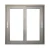 Import Modern design customized sliding windows door system Double glass hurricane impact aluminium windows from China