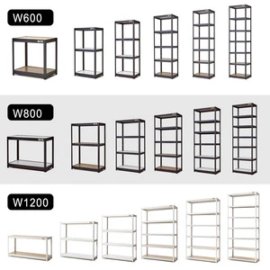 modern design metal storage rack shelving system multi use furniture W800-5 tier
