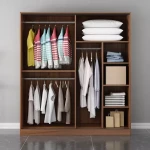 Modern Fashion Minimalist Design Sliding Door Eco-friendly Wardrobe for Bedroom for Home & Hotel Use Direct Factory Outlet