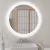 Import Modern Home Frameless Espejo Circular Led smart mirror from China