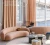 modern round velvet European couches lounge modular sofa lobby furniture sofa