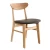 Import Modern style cheap commercial funiture chairs soild wood curved back restaurant chair from China