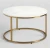 Import Modern Style Coffee Table Metal Frame MDF Top Living Room Furniture Color Feature Easy Clean from China