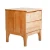 Import modern wooden night table natural oak wood nightstand with drawer from China