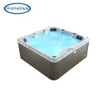 Monalisa Hot Selling M-3300 Family Time  Mini Rectangular Hydro Spa Hot Tub