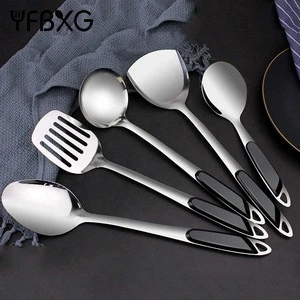 Most sold Stainless steel kitchen wares scoop colander ladle non-stick cookware