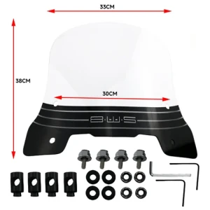 Motorcycle Transparent Windshield For Tank Zuma 150CC