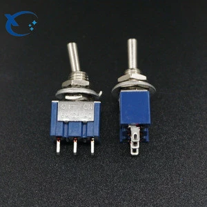MTS-102 3Pin  ON-ON 6A 125VAC Mini Toggle Switch Blue