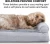 Import Multi Color Orthopedic Plush Faux Fur Suede Sofa Style Traditional Living Room Couch Pet Dog Bed for Small Dogs and Cats from China