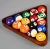 Import Multi-function  Professional American Billiards Pool Table Complete Training Billiard Ball Set Cheap billiard soccer ball from China