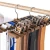 Import Multifunction Storage Rack Tie Belt Organizer Rotating Tie Hanger Holder Closet Organization Wardrobe Finishing Rack Space Saver from China