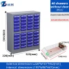 Multiple optional button screw spare parts storage cabinet small parts organizer drawers with safety lock