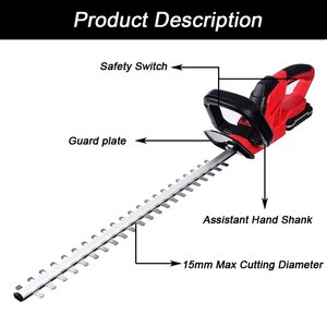 N in ONE 18V 510mm Cutting Length Safety Switch Battery Hedge Trimmer