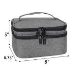 Nail Polish Carrying Case - Holds 30 Bottles Portable Cosmetic Organizer Bag for Nail Polish Makeup Case