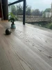 Natural European oak flooring three layers of solid wood floor for bedroom living room and guest rooms