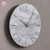 Import Natural Marble Table Clock Wholesale Home Decor Bianco Carrara White Marble Clocks from China