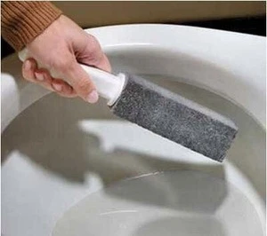 natural pumice stone toilet decontamination cleaning brush toilet seat Cleaner toilet brush