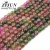 Import Natural Tourmaline Beads Multicolor Tourmaline Beads 4mm-10mm NOT Dyed Smooth Polished Round beads from China